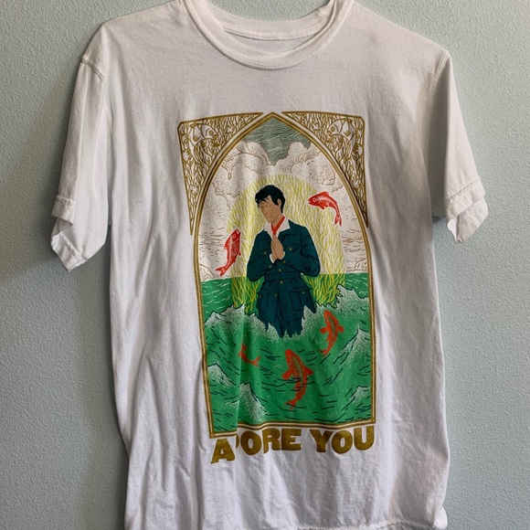 NWOT harry styles official white adore you shirt - Picture 2 of 3